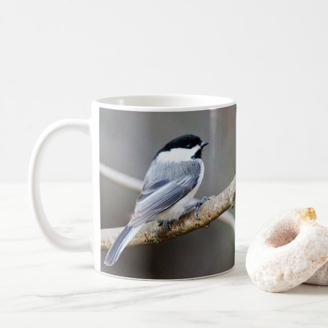 Taza De Café Chipper Chickadee (Con donut)