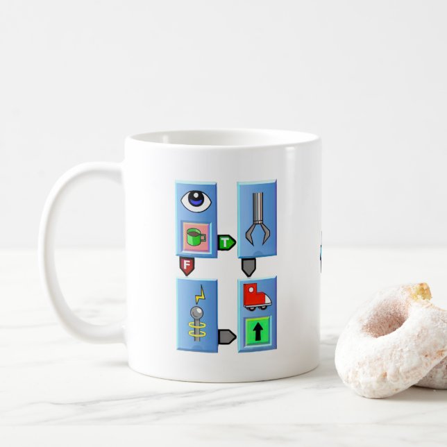 Taza De Café ChipWits IBOL SI VER Diseño del Café (Con donut)