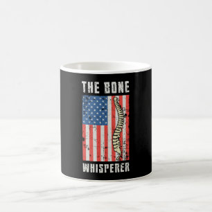 Taza De Café Chiropráctico de la columna vertebral de quiroprác