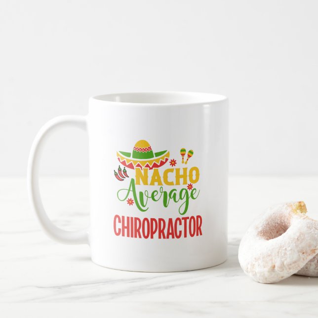 Taza De Café Chiropractor Chiropractic Grad Student Futuro Nuev (Con donut)