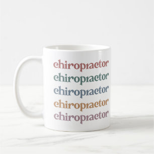Taza De Café Chiropractor Chiropractico Retro Regalos De Escuad