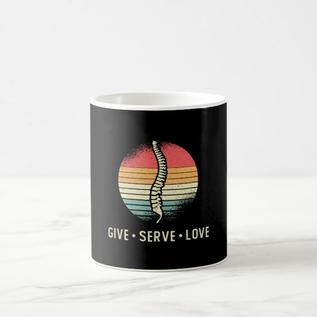 Taza De Café Chiropractor Give Serve Love Chiro Chiropractic (Centro)