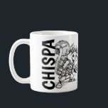 Taza De Café CHISPA & BOLO Steampunk Animal Mug<br><div class="desc">Add personality to your coffee time with this unique mug featuring a playful black-and-white illustration of two steampunk-inspired animal characters: a clever squirrel and a quirky bird wearing mechanical gear and goggles. The design also includes the bold names “CHISPA” and “BOLO, ” giving the mug a fun and creative identity....</div>