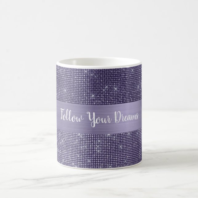 Taza De Café Chispa Morada Cotización Personalizada   (Centro)