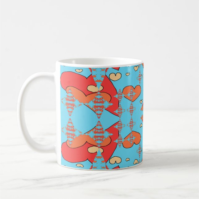 Taza De Café Chispas de Corazones (Izquierda)