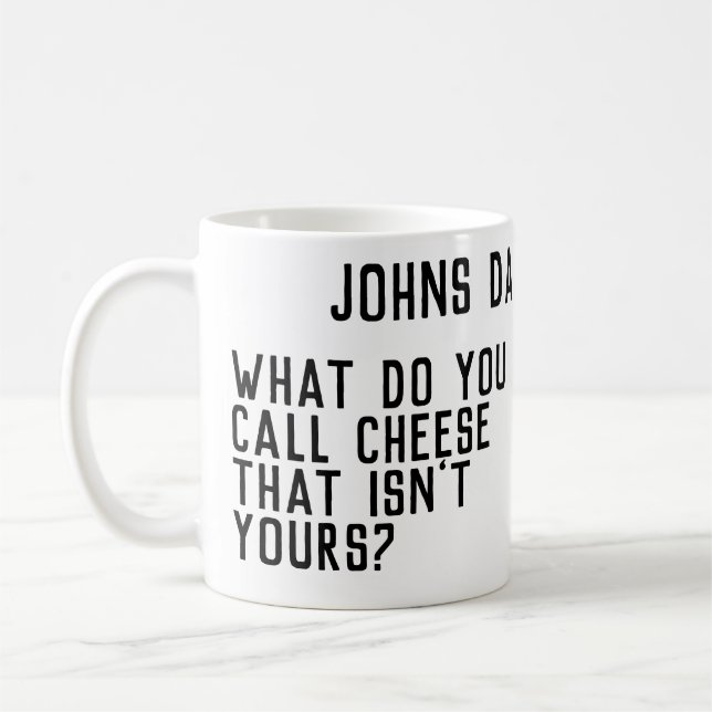 Taza De Café Chiste DADS 101 Día del Padre Negro (Izquierda)