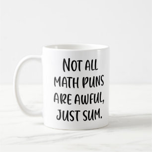Taza De Café Chiste de broma de matemáticas divertido en escrit