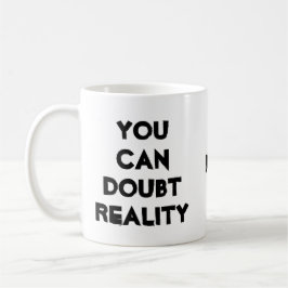 Taza De Café Chiste de café, realidad y duda