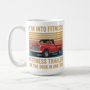 Taza De Café Chiste de camionero divertido Fitness Remolque ent