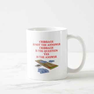 Taza De Café Chiste de CRIBBAGE