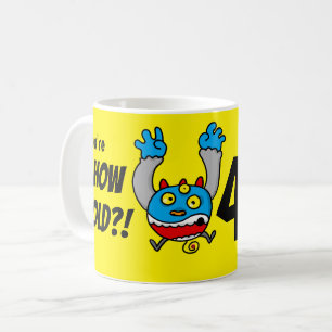Taza De Café Chiste de edad divertido para el cumpleaños número