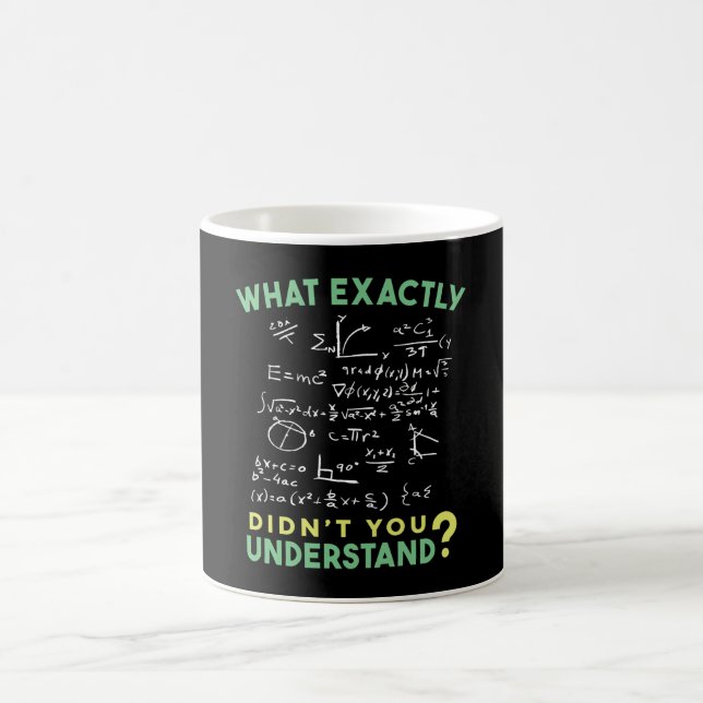 Taza De Café Chiste de Fórmula de Matemáticas Físicas (Centro)