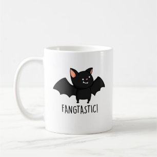 Taza De Café Chiste de Halloween Fangtástico Divertido 
