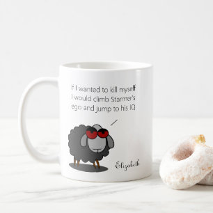 Taza De Café Chiste de humor iQ gracioso para un político
