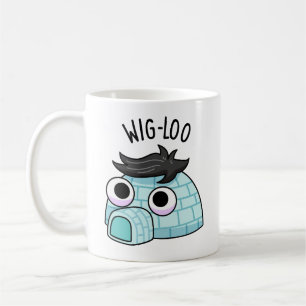 Taza De Café Chiste de Igloo Divertido Wig-loo 