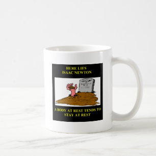 Taza De Café chiste de Isaac Newton