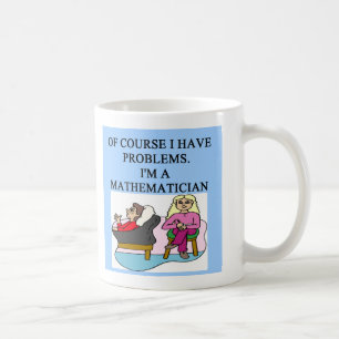 Taza De Café Chiste de la psicología de la MATEMÁTICAS