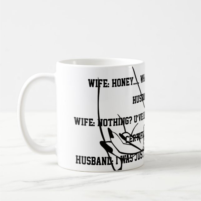 Taza De Café Chiste de marido y mujer (Izquierda)