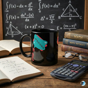 Taza De Café Chiste de Matemáticas Divertido Sé Racional Profes