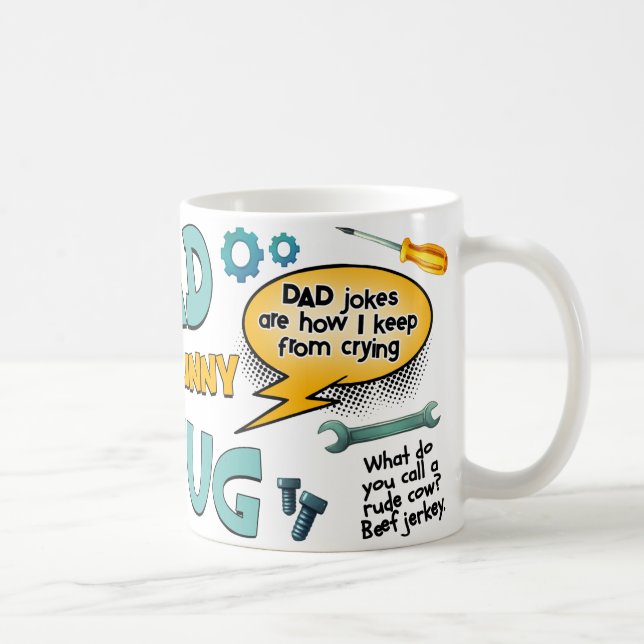 Taza De Café Chiste de papá (Derecha)