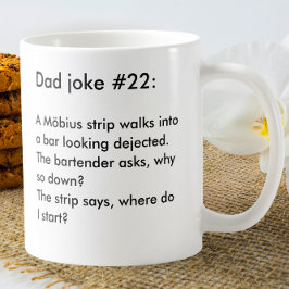 Taza De Café Chiste de papá personalizado gracioso Nerdy negro