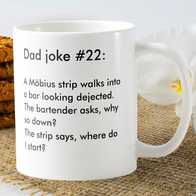 Taza De Café Chiste de papá personalizado gracioso Nerdy negro  (Subido por el creador)