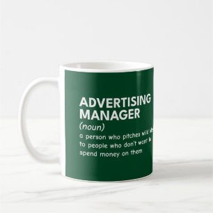 Taza De Café Chiste de trabajo de Marketing Manager