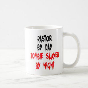 Taza De Café Chiste de Zombi Pastor