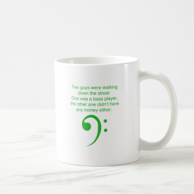 Taza De Café Chiste del bajista (Derecha)