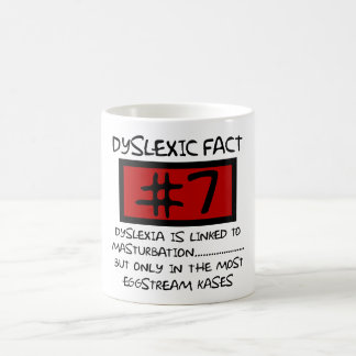 Taza De Café Chiste del disléxico del mún gusto