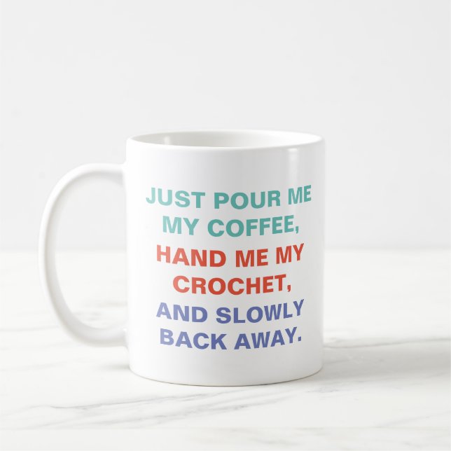 Taza De Café Chiste del ganchillo (Izquierda)
