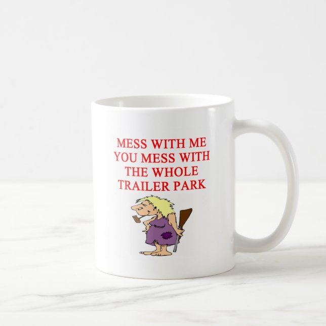 Taza De Café chiste del hillbilly del campesino sureño (Derecha)