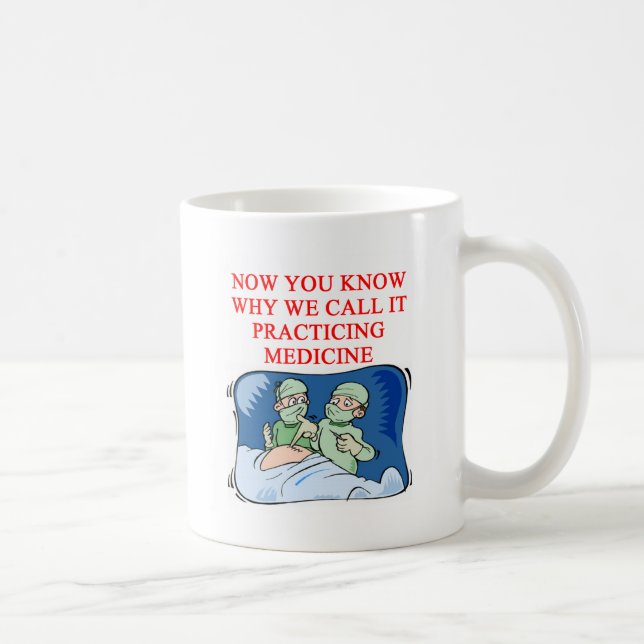 Taza De Café Chiste del MÉDICO (Derecha)