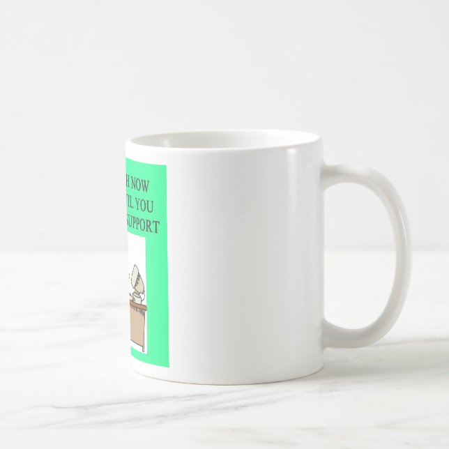 Taza De Café chiste del soporte técnico (Derecha)