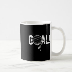 Taza De Café Chiste divertido de gol de fútbol golf cuatro