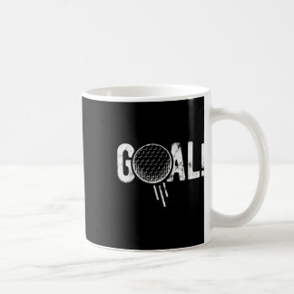 Taza De Café Chiste divertido de gol de fútbol golf cuatro