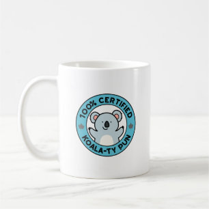 Taza De Café Chiste divertido de koala con calidad certificada