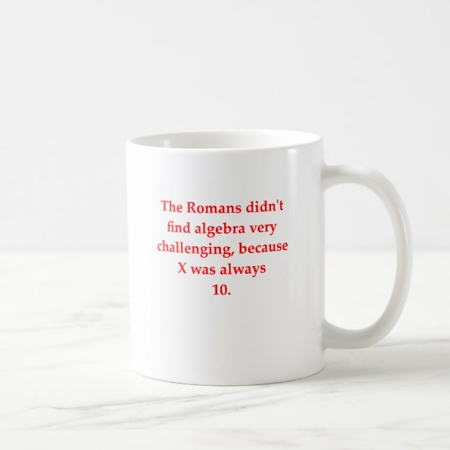 Taza De Café chiste divertido de la matemáticas