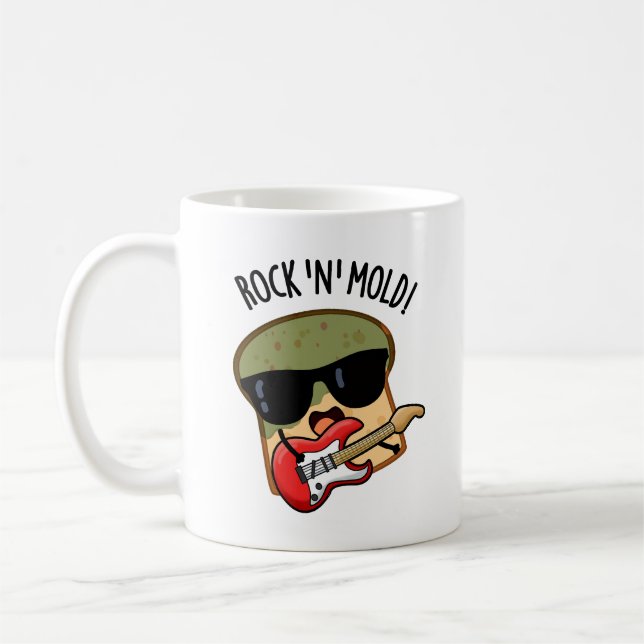 Taza De Café Chiste divertido de pan y moho (Izquierda)