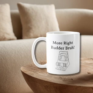 Taza De Café Chiste divertido de piloto Cessna Timón derecho Av