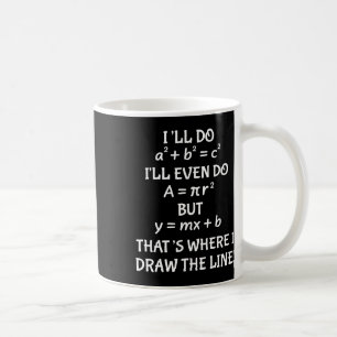 Taza De Café Chiste divertido de profesor de matemáticas hombre