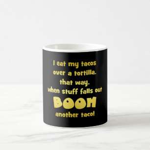 Taza De Café Chiste divertido de tortilla Boom