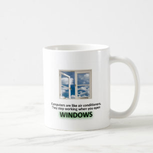 Taza De Café Chiste divertido de Windows - GeekShirts