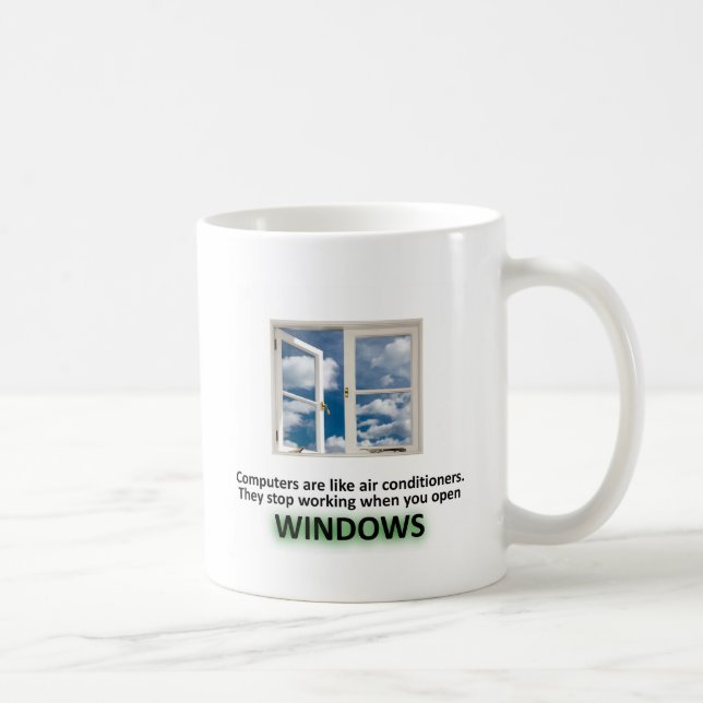 Taza De Café Chiste divertido de Windows - GeekShirts (Derecha)