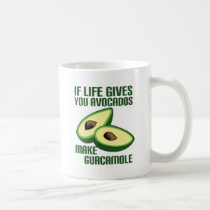Taza De Café Chiste divertido del aguacate del Guacamole