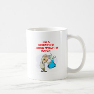 Taza De Café chiste enojado del científico