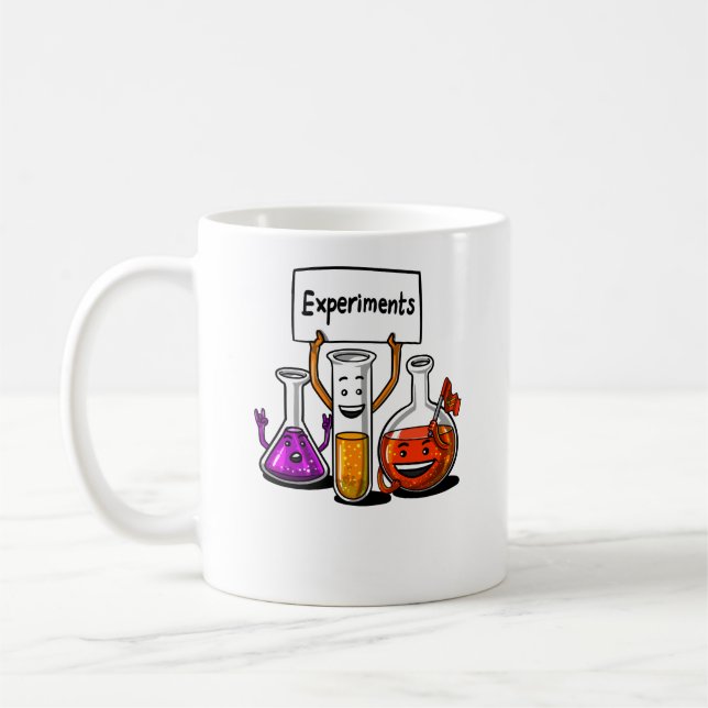 Taza De Café Chiste escolar de experimentos divertidos en cienc (Izquierda)