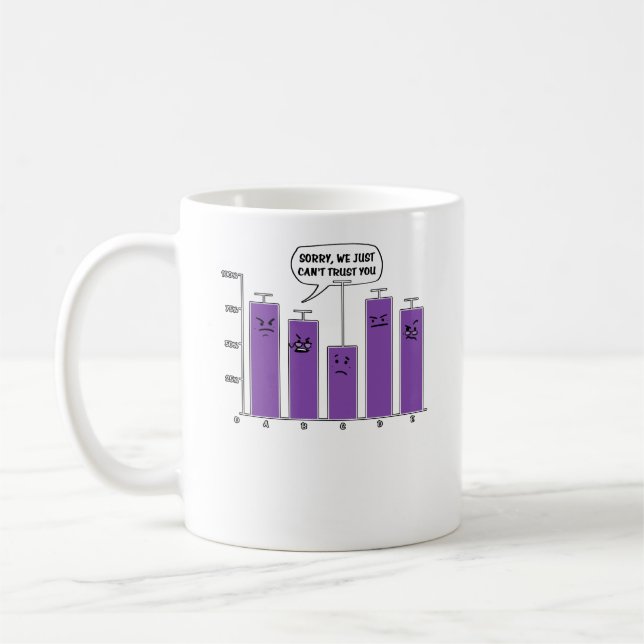 Taza De Café Chiste Geek Nerd de Data Analysis (Izquierda)
