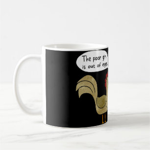 Taza De Café Chiste Henopause de aves de corral de pollo