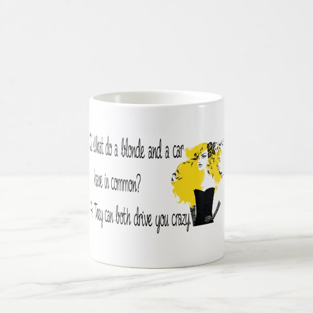 Taza De Café Chiste rubio (Centro)
